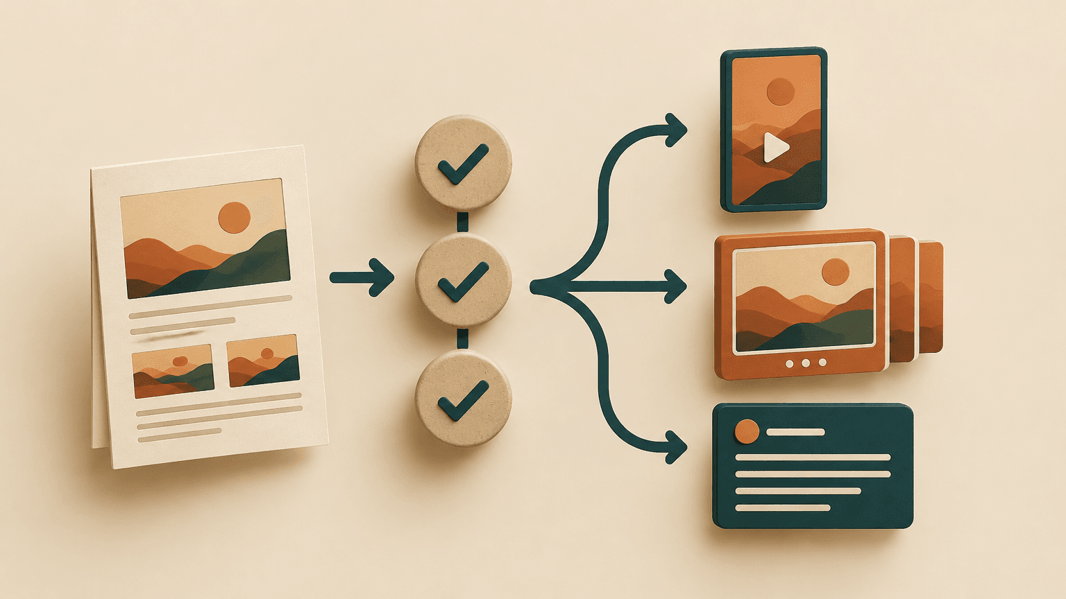Build a Repurposing Workflow with Clear Review Steps